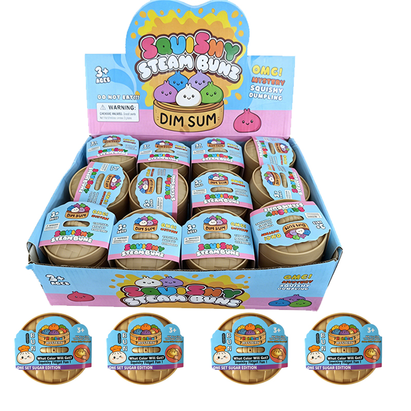 Kids Educational Songs - Realistic Mini Dumpling Squeeze Toy with