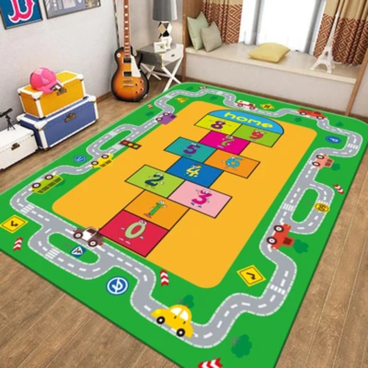 Kids Education Room - Road Mat Children Traffic Car Map