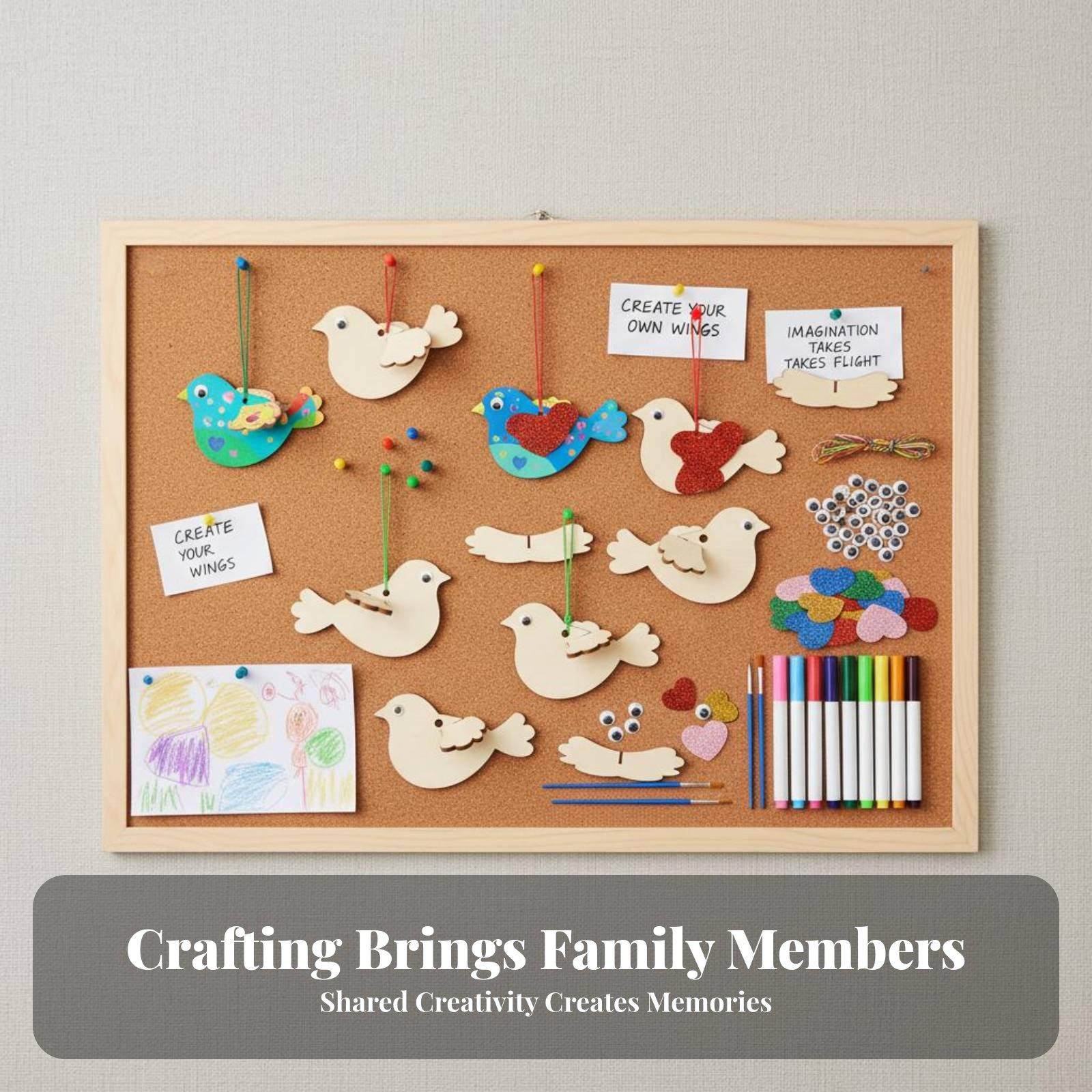 DIY Wooden Bird Ornament Craft - Kids Education Activities 评论和价格