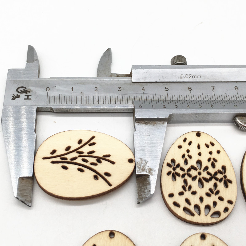 50Pcs Laser Cut Wooden Eggs fo - Happy Kids Education 评论和价格