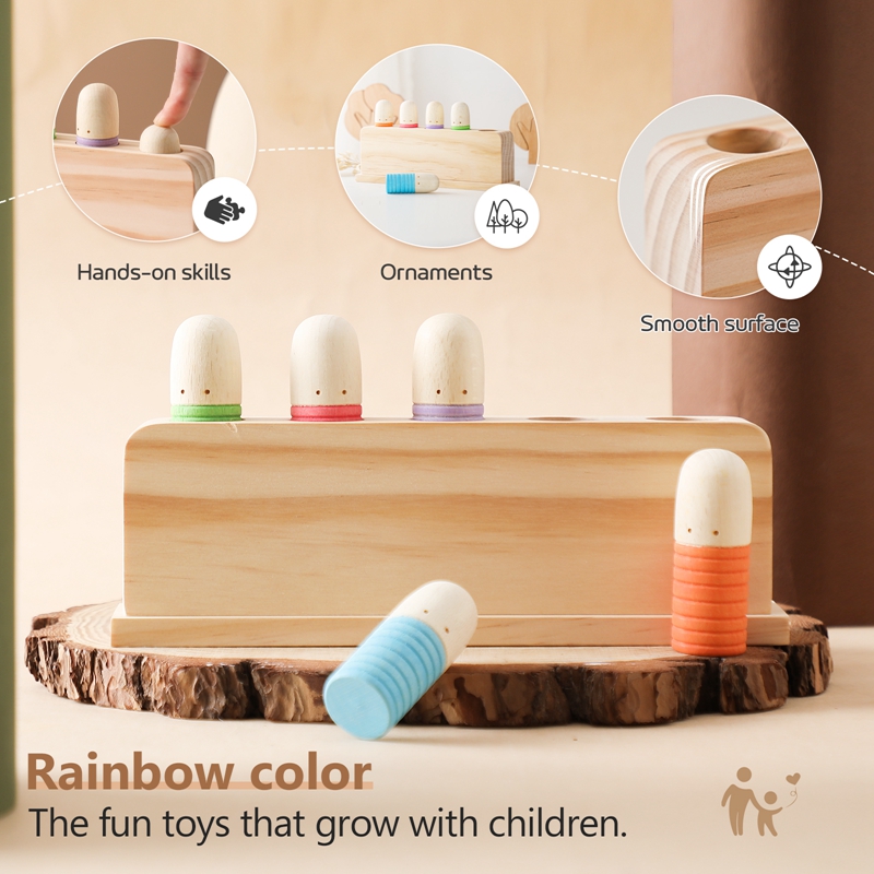 Montessori Toys Baby Wooden Bo - Kids Educational Songs 评论和价格