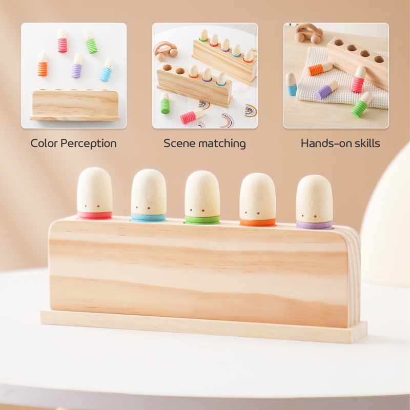 Montessori Toys Baby Wooden Bo - Kids Educational Songs 评论和价格