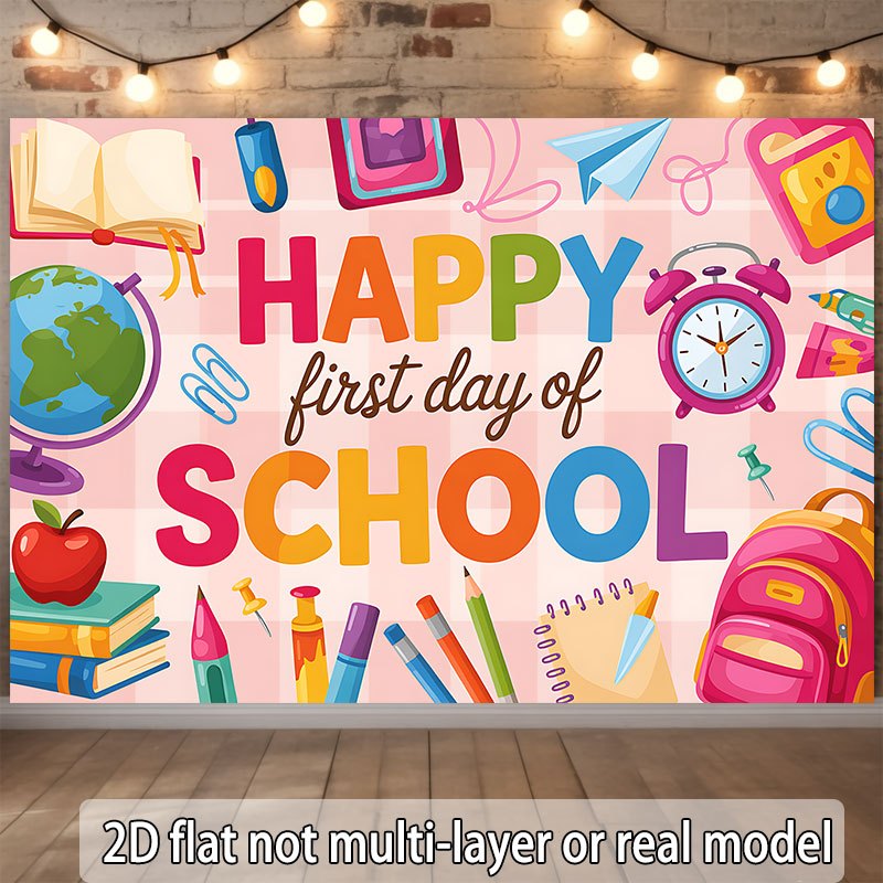 Back to School Wall Tapestry H - Happy Kids Education 评论和价格