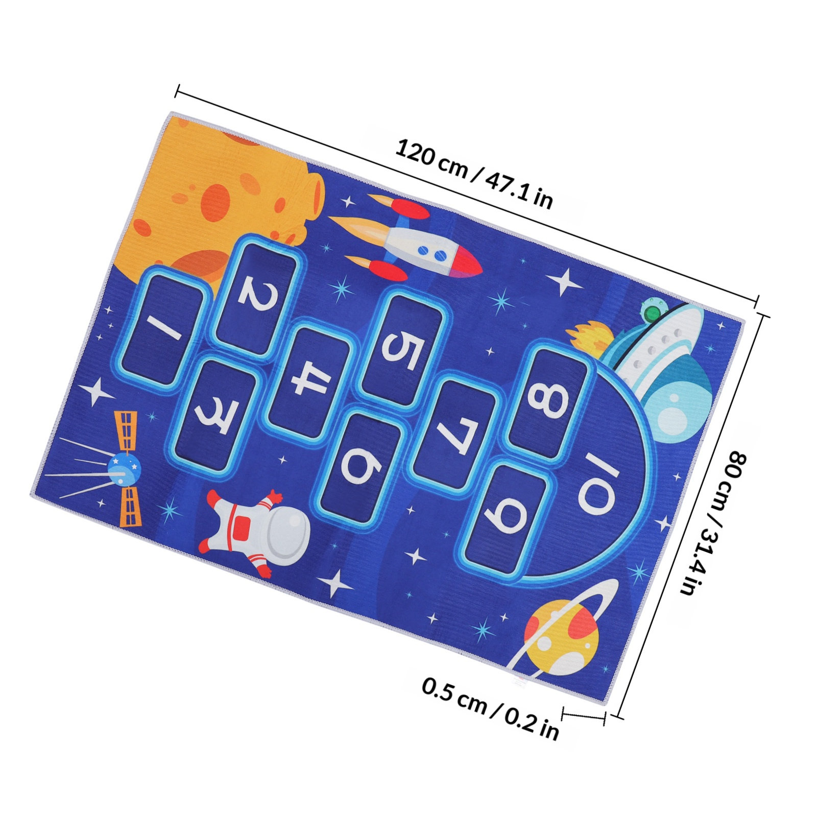 Hopscotch Floor Mat Cartoon Ed - Kids Education Room 评论和价格