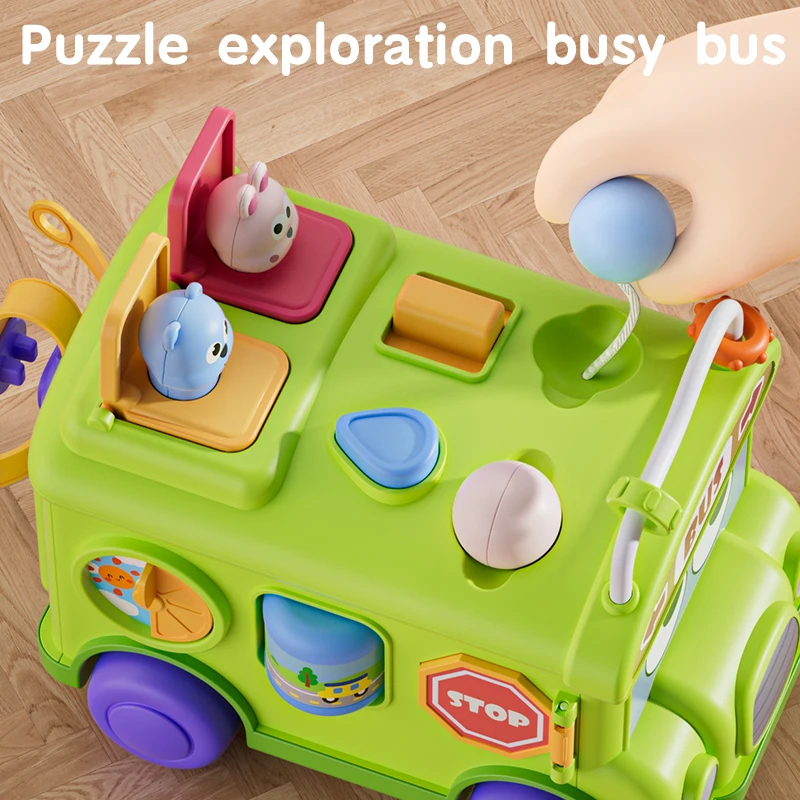 Montessori Educational Baby Bu - Kids Education Activities 评论和价格