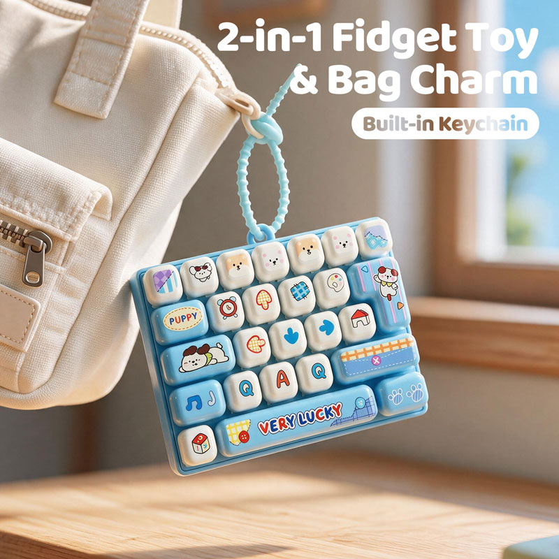 Cute Mini Keyboard Fidget Toy  - Kids Educational Songs 评论和价格