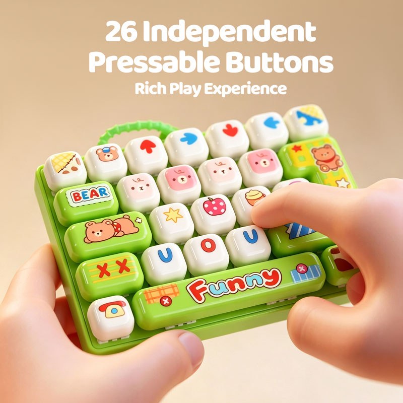 Cute Mini Keyboard Fidget Toy  - Kids Educational Songs 评论和价格