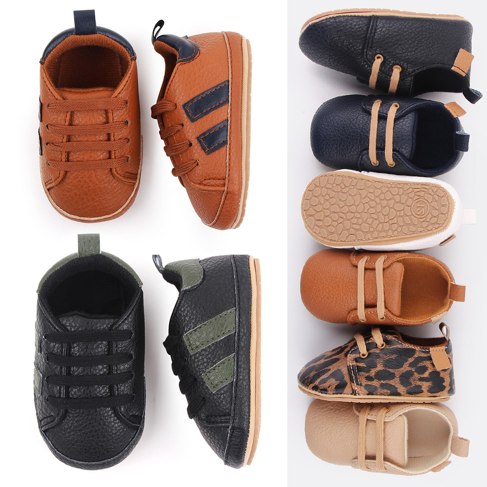 Baby Leather Casual Crib Shoes - Kids First Education 评论和价格