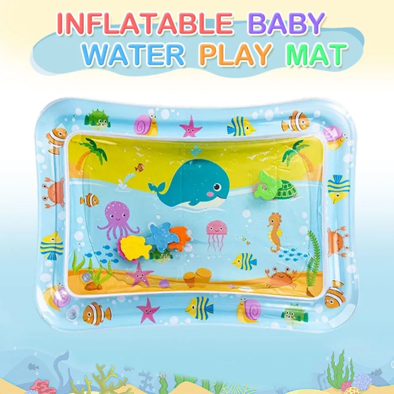 Baby Water Play Mat Inflatable - Kids Education Activities 评论和价格