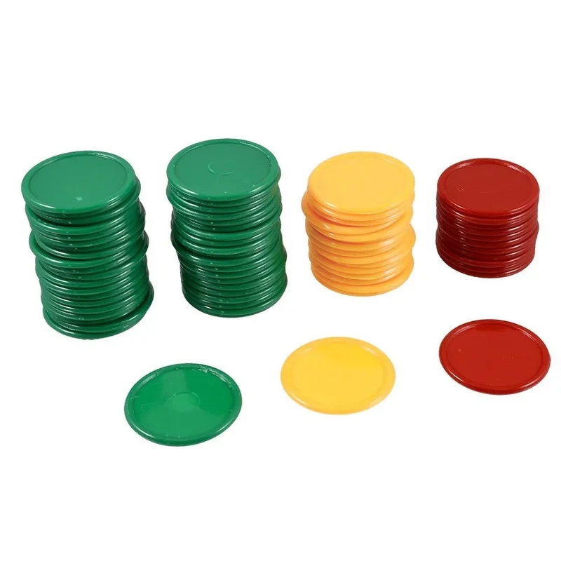 Poker Chips 3.2cm 3 Colors Pla - Kids Education Room 评论和价格