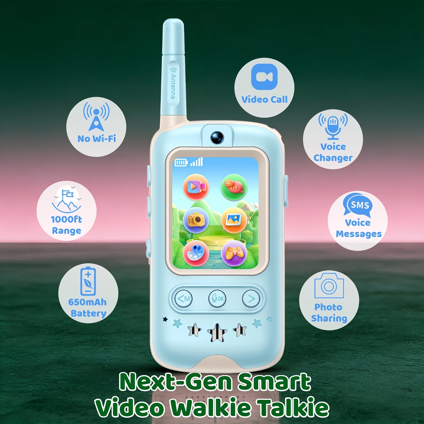 Video Walkie Talkie Gift Set 2 - Kids Education Video 评论和价格