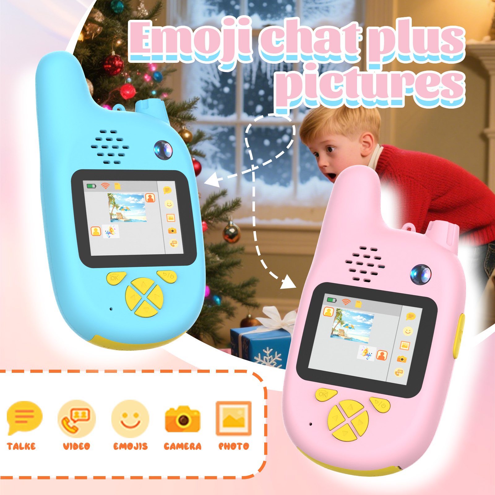 2 Pack Kids Video Walkie Talki - Kids Education Video 评论和价格