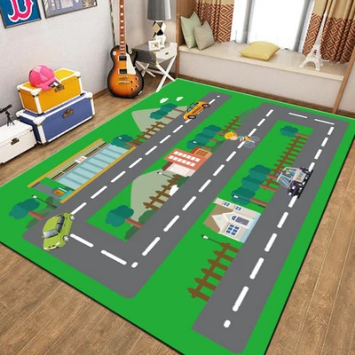 Road Mat Children Traffic Car  - Kids Education Room 评论和价格