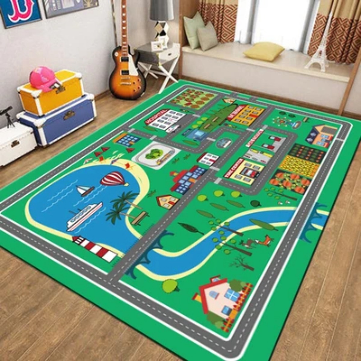 Road Mat Children Traffic Car  - Kids Education Room 评论和价格