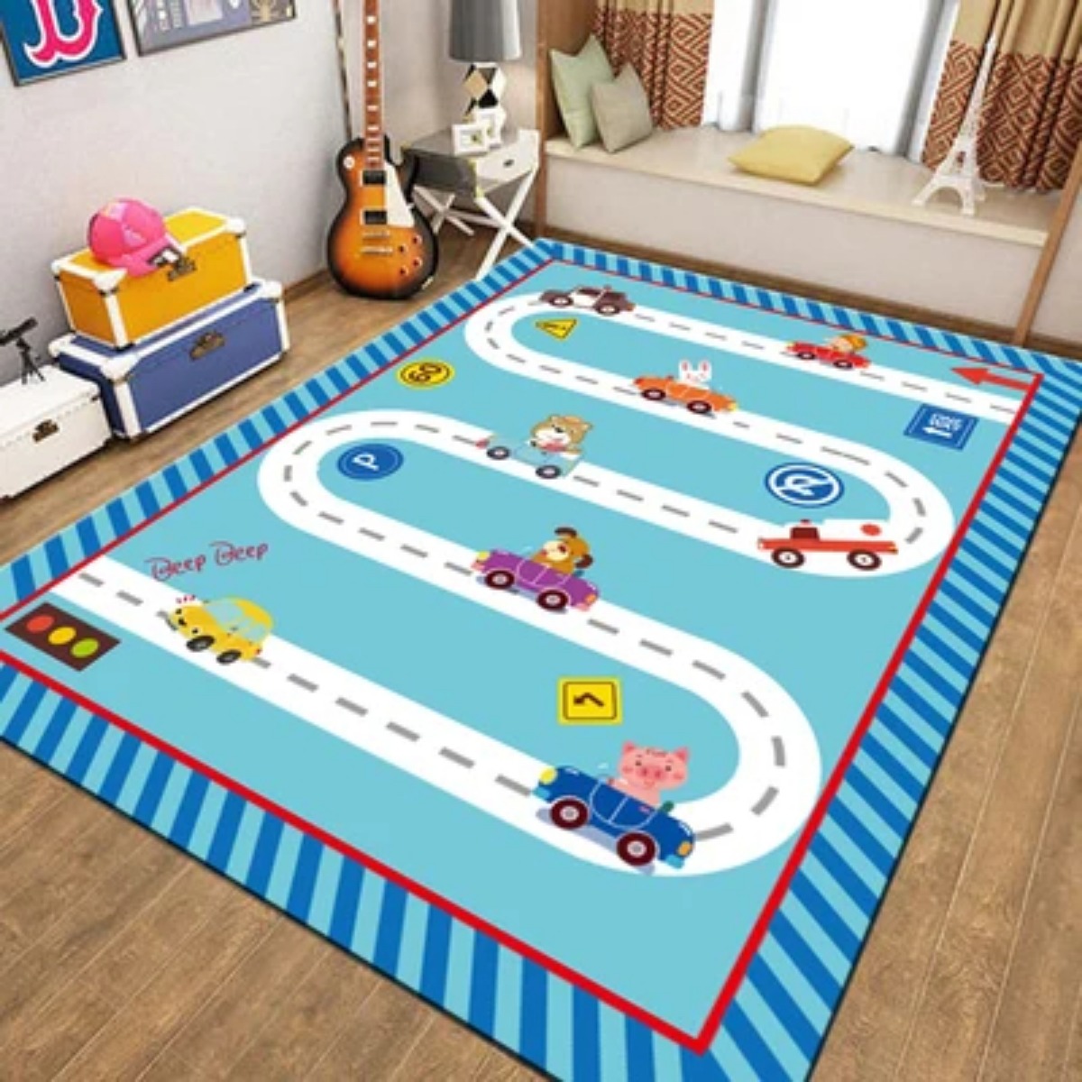 Road Mat Children Traffic Car  - Kids Education Room 评论和价格