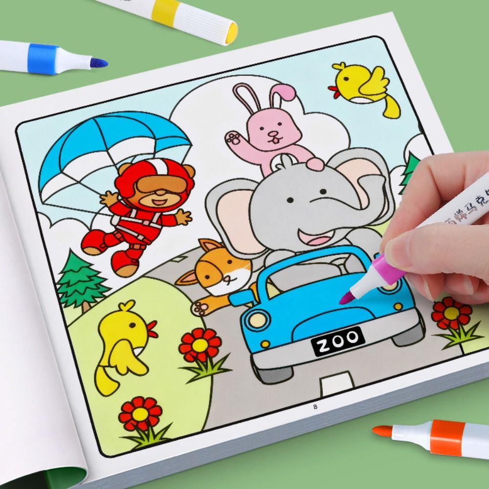 Creative DIY Coloring Book Edu - Kids Education Drawing 评论和价格