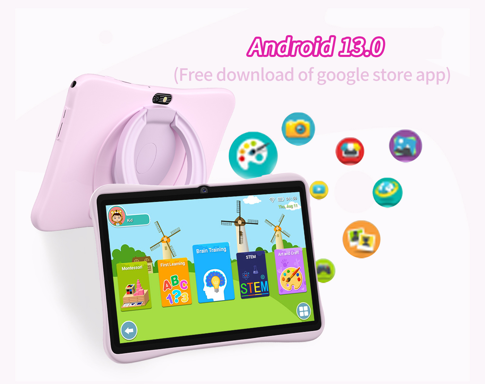 7-inch Kids Tablet 4GB+64GB, Q - Japanese Kids Education 评论和价格