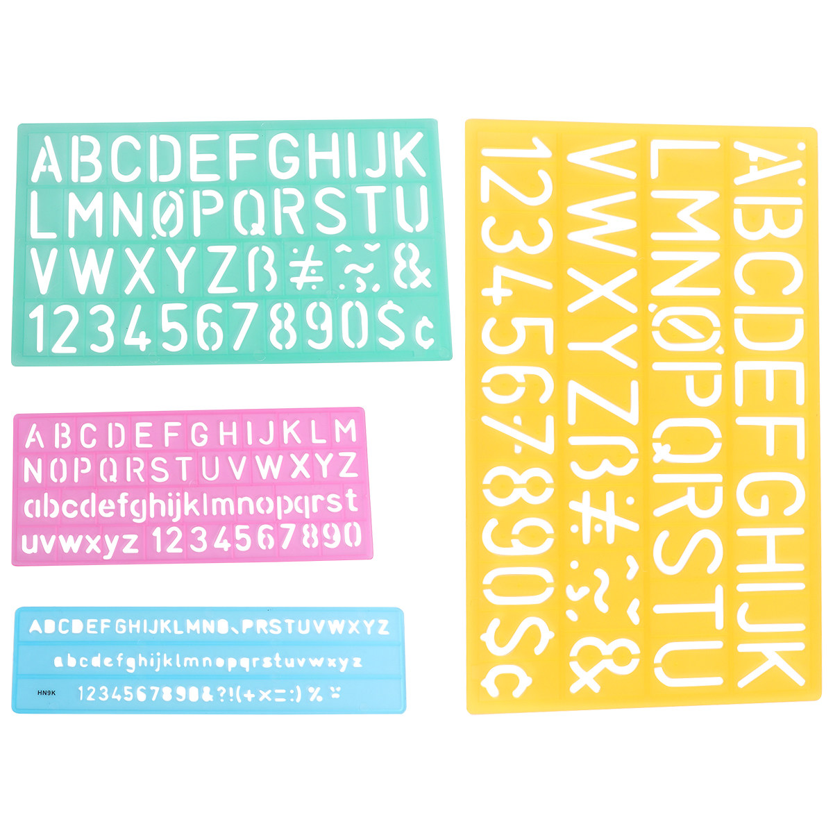 4Pcs Plastic Graffiti Rulers A - Kids Education Drawing 评论和价格