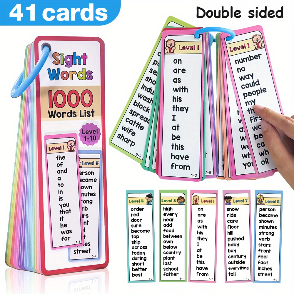 1000 Sight Words Flash Cards f - Kids Education Activities 评论和价格