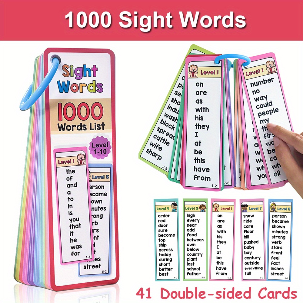 1000 Sight Words Flash Cards f - Kids Education Activities 评论和价格