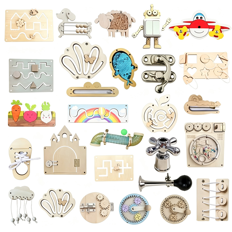 Kids Busy Board DIY Accessorie - Kids Education Activities 评论和价格
