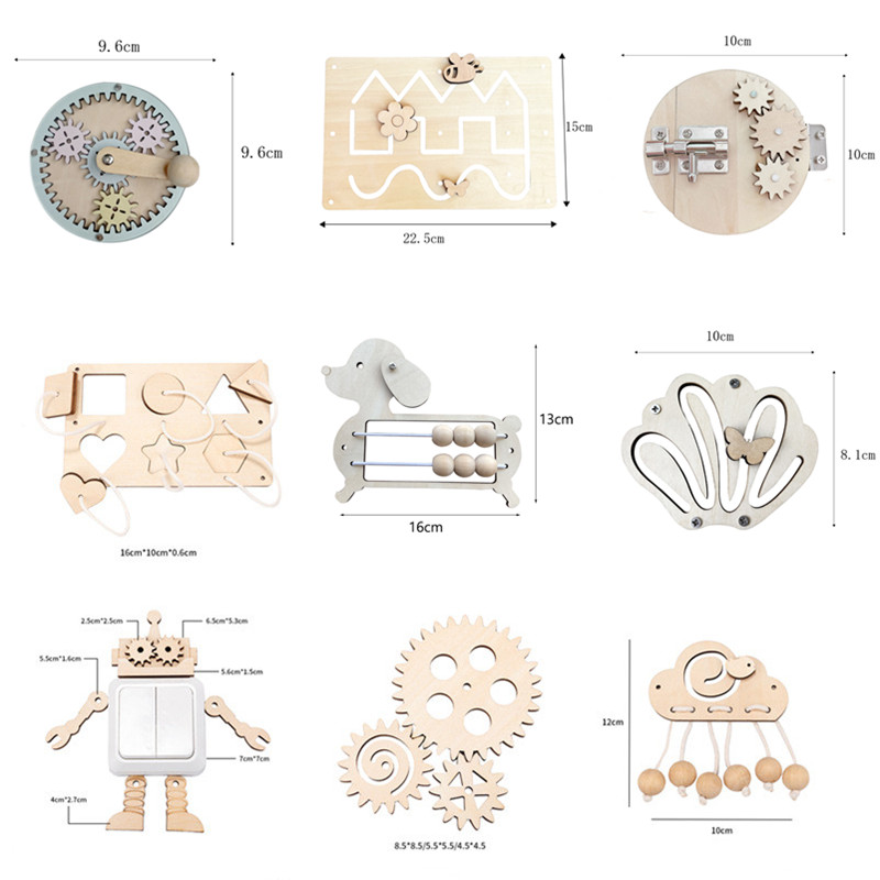 Kids Busy Board DIY Accessorie - Kids Education Activities 评论和价格