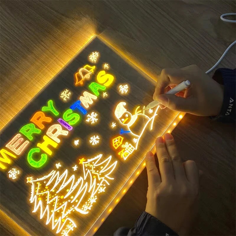 Magic Glow Kids Drawing Board: - Kids Education Drawing 评论和价格