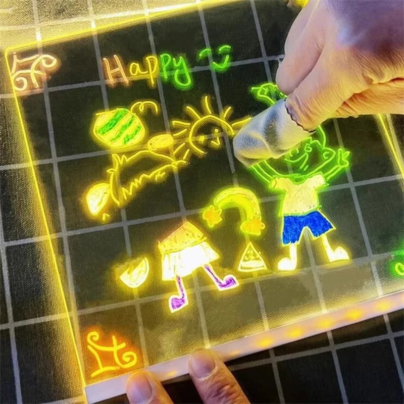 Magic Glow Kids Drawing Board: - Kids Education Drawing 评论和价格