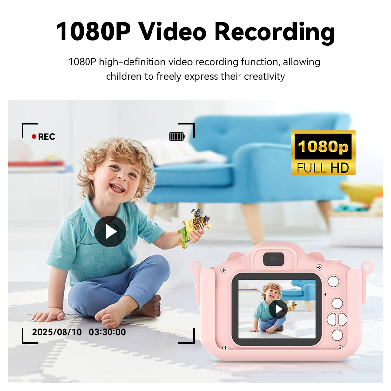 Children's Camera HD 1080P Scr - Kids Education Video 评论和价格