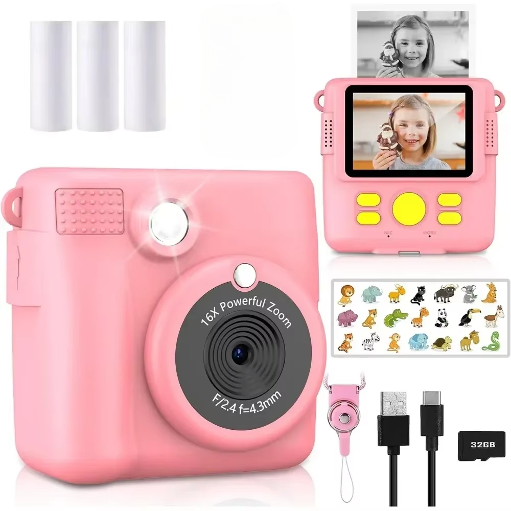 Instant Print Camera for Kids, - Japanese Kids Education 评论和价格
