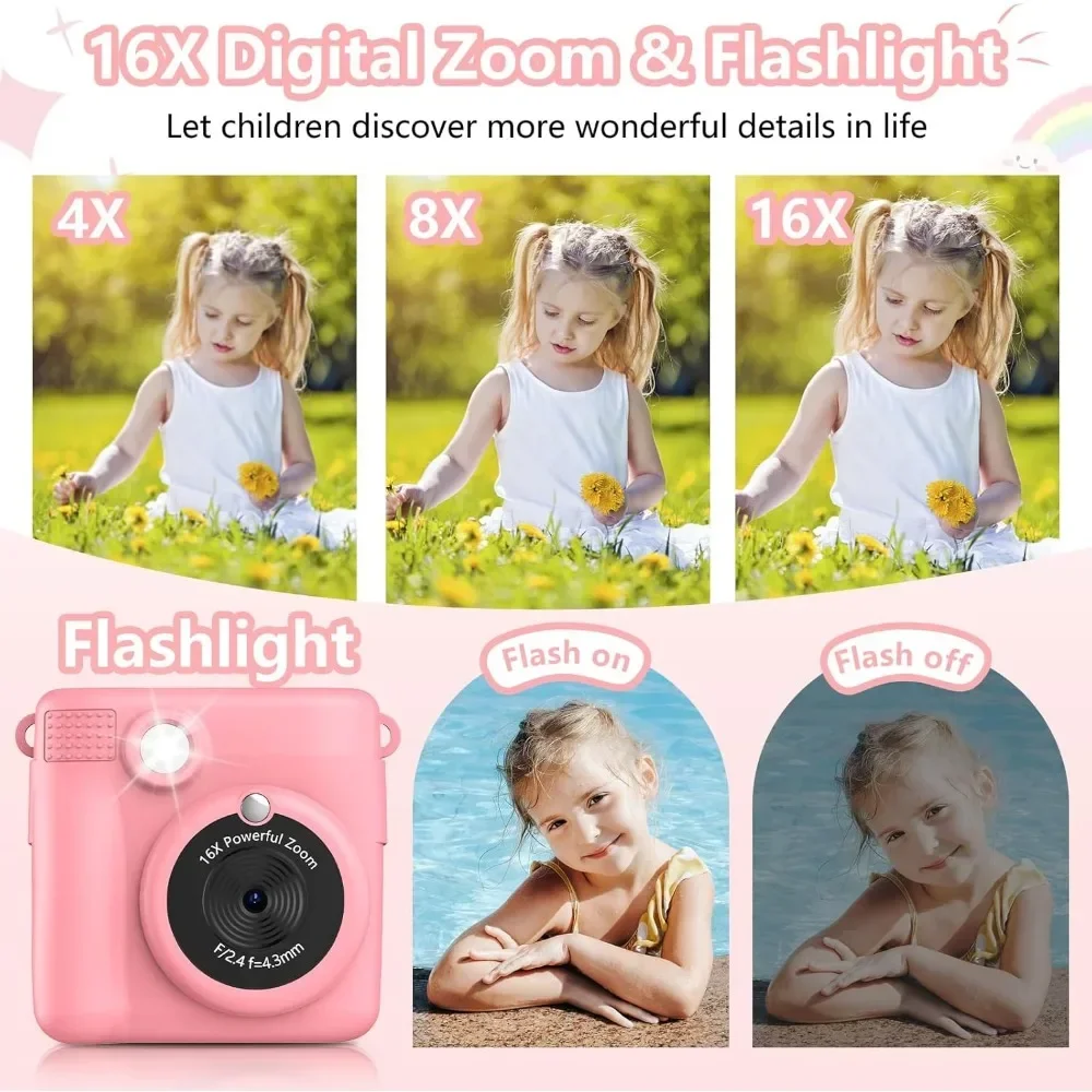 Instant Print Camera for Kids, - Japanese Kids Education 评论和价格