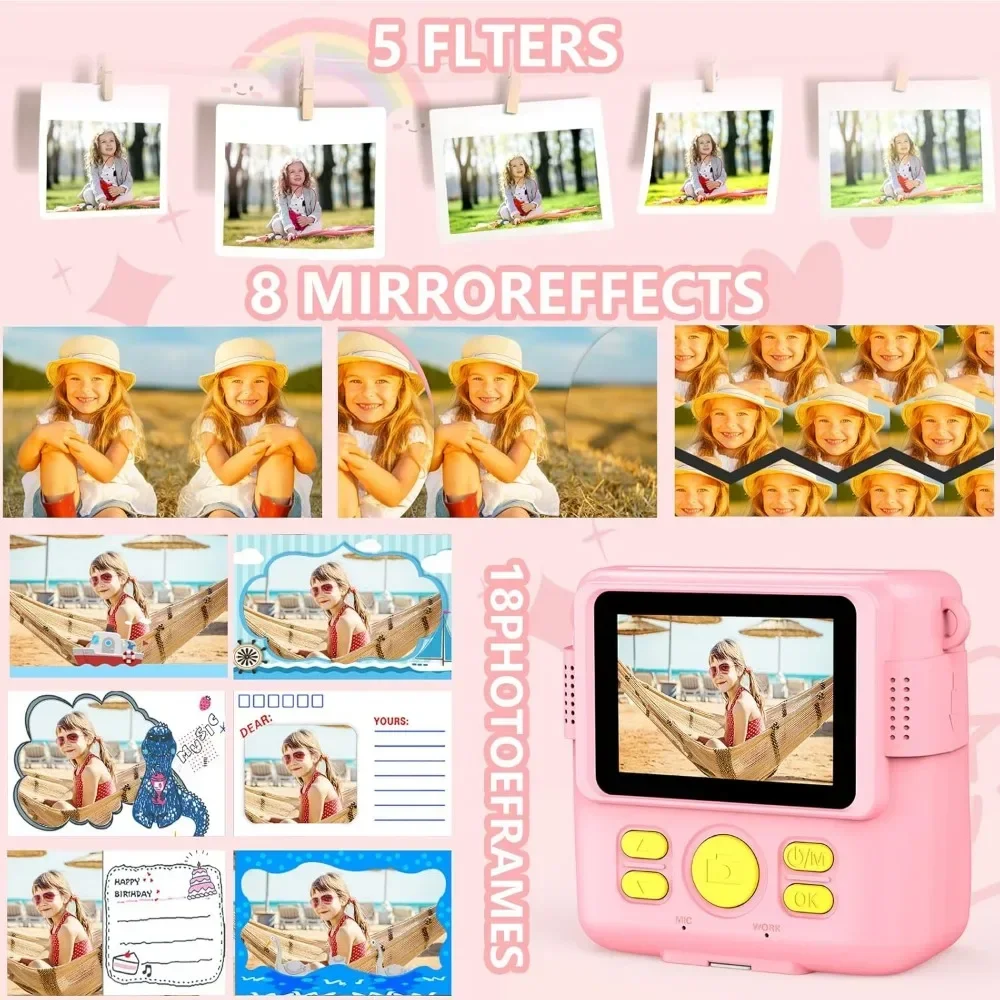 Instant Print Camera for Kids, - Japanese Kids Education 评论和价格