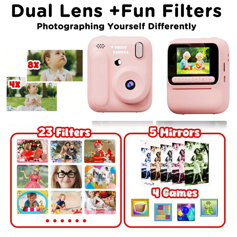 Kids Instant Color Printing Ca - Kids Education Video 评论和价格