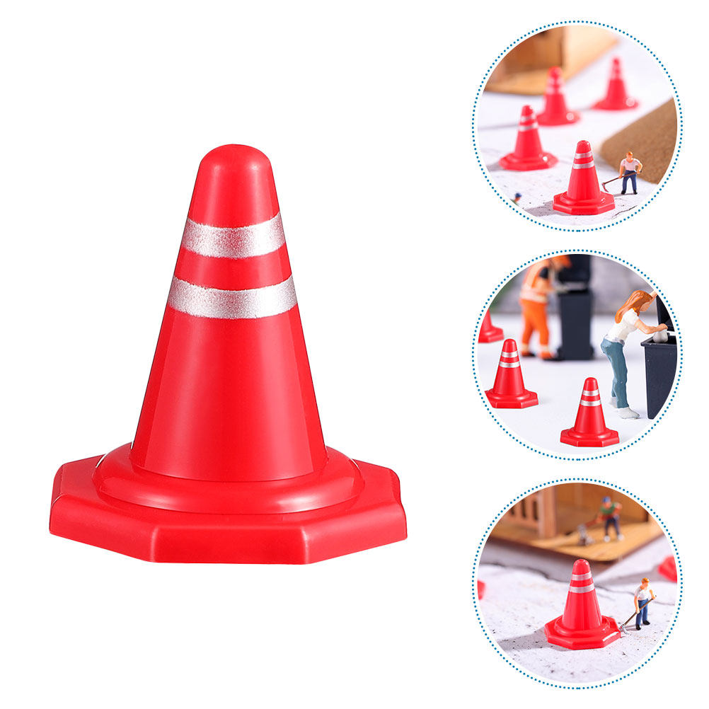 24Pcs Mini Traffic Cones Red P - Kids Education And You 评论和价格