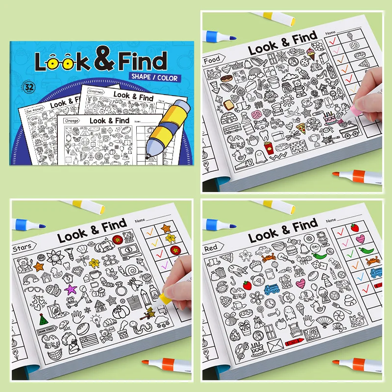 Children's Search Activity Boo - Kids Education Activities 评论和价格