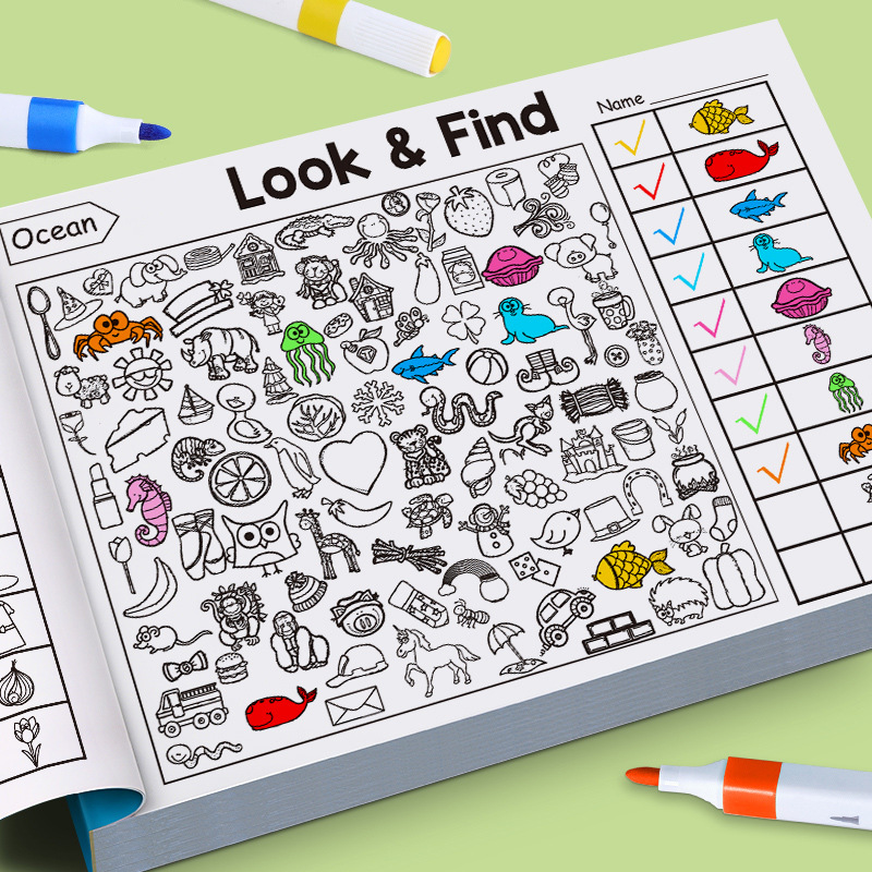 Children's Search Activity Boo - Kids Education Activities 评论和价格
