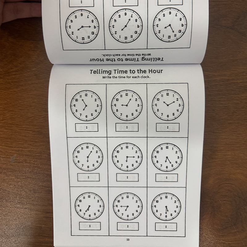Telling Time Workbook for Kids - Kids Education Activities 评论和价格