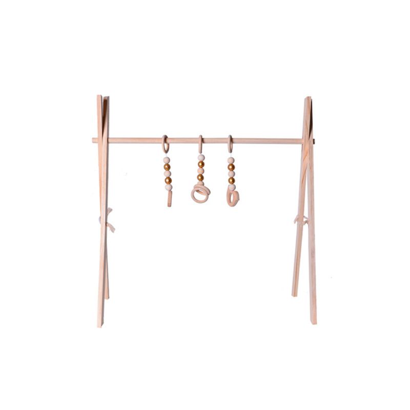 Baby Wooden Play Gym Baby Fold - Kids Education Activities 评论和价格